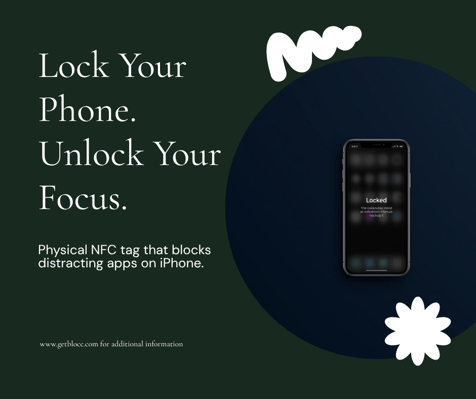 BLOCC - The Physical NFC Tag That Locks Your Phone